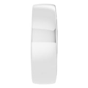 D-Shape Wedding Band - 6mm