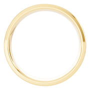 D-Shape Wedding Band - 6mm