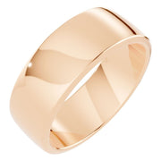 D-Shape Wedding Band - 7mm