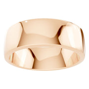 D-Shape Wedding Band - 7mm