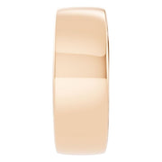 D-Shape Wedding Band - 7mm