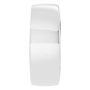 D-Shape Wedding Band - 7mm