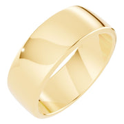 D-Shape Wedding Band - 7mm