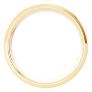 D-Shape Wedding Band - 7mm