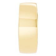 D-Shape Wedding Band - 7mm