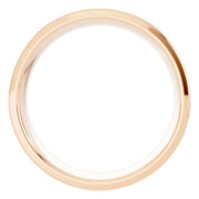 D-Shape Wedding Band - 8mm
