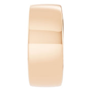 D-Shape Wedding Band - 8mm