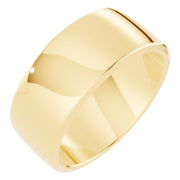 D-Shape Wedding Band - 8mm