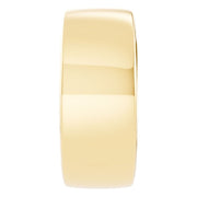 D-Shape Wedding Band - 8mm