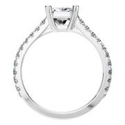 Accented Emerald Ring