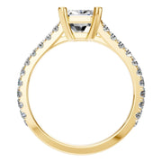 Accented Emerald Ring
