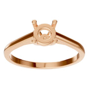 Solitaire Ring - Round 5mm