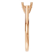 Solitaire Ring - Round 5mm