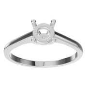 Solitaire Ring - Round 5mm