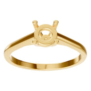 Solitaire Ring - Round 5mm