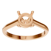 Solitaire Ring - Round 6.5mm