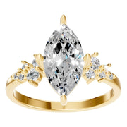 Accented Marquise Ring