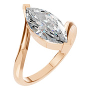 Fancy Solitaire Ring - Marquise 13.12x6.36mm
