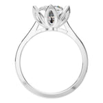 Floral Solitaire Ring