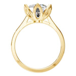 Floral Solitaire Ring