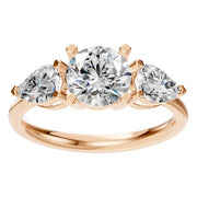 Three Stone Ring - Round 6.5mm