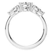 Three Stone Ring - Round 6.5mm