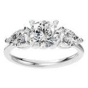 Three Stone Ring - Round 6.5mm