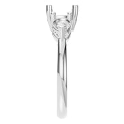 Three Stone Ring - Round 6.5mm