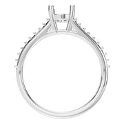Split Shank Solitaire Ring - Oval 8x5.5mm