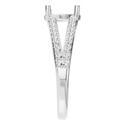 Split Shank Solitaire Ring - Oval 8x5.5mm