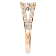 Split Shank Solitaire Ring - Round 6.5mm