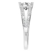 Split Shank Solitaire Ring - Round 6.5mm