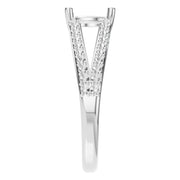 Split Shank Solitaire Ring - Round 6.5mm
