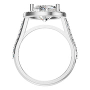 Accented Halo Ring - Pear 12.2x7.6mm