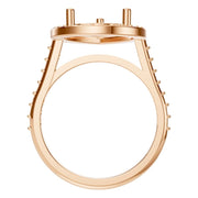 Accented Halo Ring - Pear 12.2x7.6mm