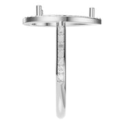 Accented Halo Ring - Pear 12.2x7.6mm