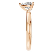 Solitaire Ring - Heart 6x6mm