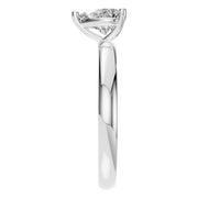 Solitaire Ring - Heart 6x6mm