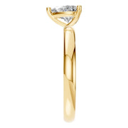 Solitaire Ring - Heart 6x6mm