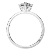 Solitaire Ring - Heart 7x7mm