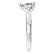 Solitaire Ring - Heart 7x7mm