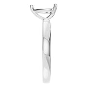 Solitaire Ring - Heart 7x7mm