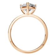 Solitaire Ring - Heart 8x8mm