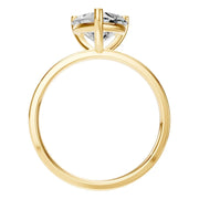 Solitaire Ring - Heart 8x8mm