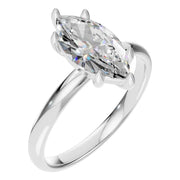 Six Prong Marquise Ring