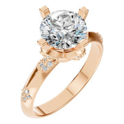 Solitaire Ring - Round 6.5-7.2mm