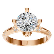 Solitaire Ring - Round 6.5-7.2mm