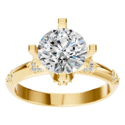 Solitaire Ring - Round 6.5-7.2mm