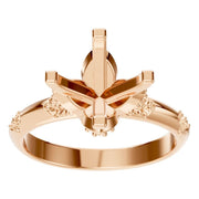 Solitaire Ring - Round 6.5-7.2mm