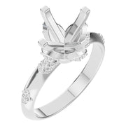 Solitaire Ring - Round 6.5-7.2mm
